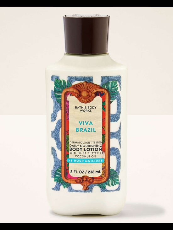 Bath & Body Works Other - Bath & Body Works Viva Brazil Body Lotion - White & Blue Label